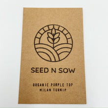 Load image into Gallery viewer, Organic Turnip Seeds-Seeds-Seed n Sow

