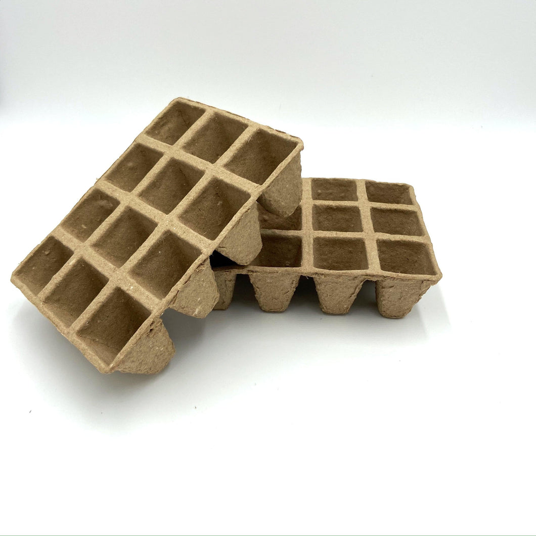 Two Biodegradable Seed Trays-Accessories-Seed n Sow